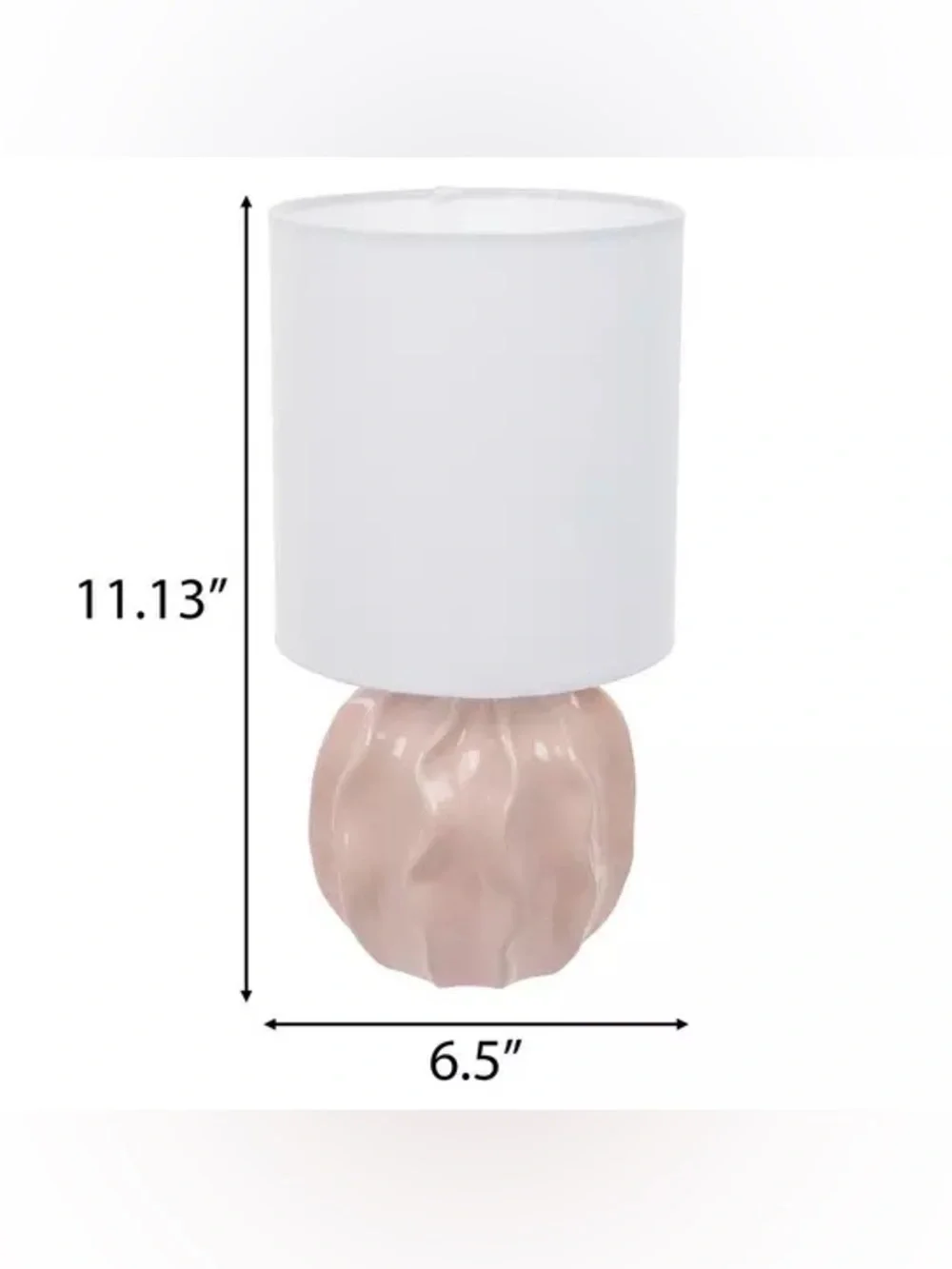 Pink Ripple Lamp